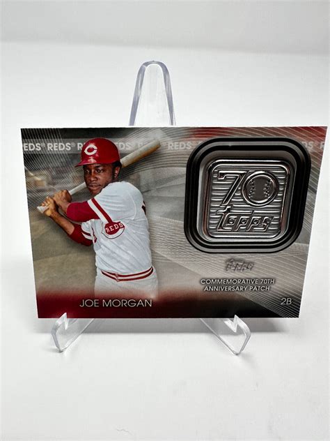 Topps 2024 Series Joe Morgan Patch 70Th Anniversary Cincinnati Reds …