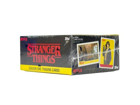 Topps Stranger Things Netflix Trading Cards Season 1 Box Star Wars Trading Cards Collectables