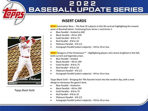 Topps update checklist 2022. Nov 3, 2022 · The 2022 Topps Update Series Baseball Variations keep with what started in Series 1 and Series 2. That means both Short Print (SP) and Super Short Prints (SSP). Ultra Short Prints also returning ... 