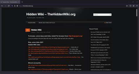 Tor browser wiki.  This is a categorized list of notable onion services (...