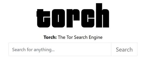 Torch dark web