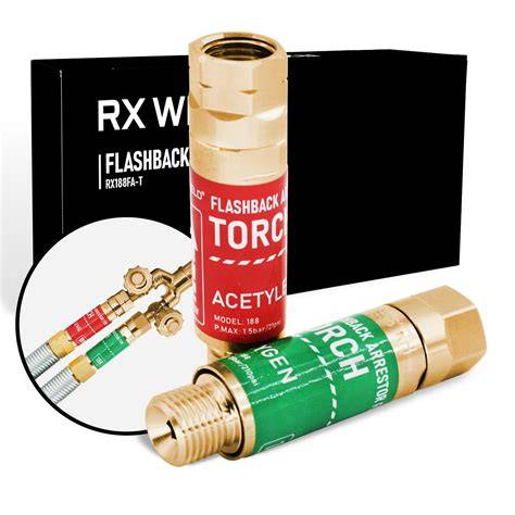 Torch flashback. com: torch flashback arrestor Koike Oxy-Fuel Flashback Arrestor Quick Conne...