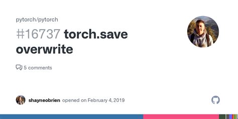 Torch save overwrite.  This is the recommended method for saving Note that ...