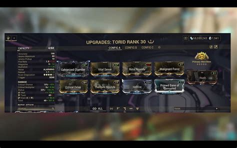 Torid build. Torid incarnon - 5 Forma Torid build by Kage713 - Updated for Warframe 34.0 