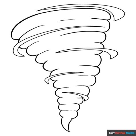 Tornado Coloring Pages How To Draw A Tornado Step 4 Coloring Pages For Kids Tornado Craft Tornado