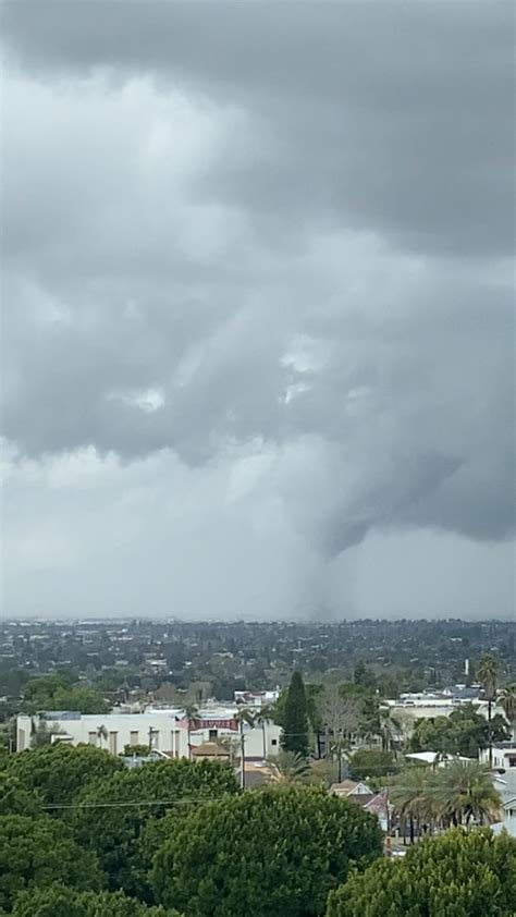 Tornado damages buildings near Los Angeles, NWS confirms