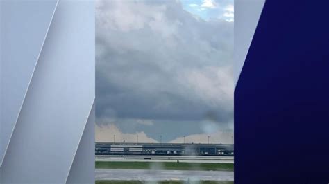 Tornado touches down near O'Hare Airport amid severe weather warnings