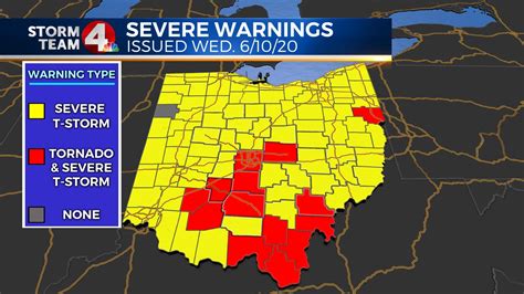 The National Weather Service has issued a severe thunderstorm warning for parts of Greater Cincinnati until 2:45 p.m. Wednesday. The warning is in place for Dearborn, Ohio, Ripley and Switzerland .... 