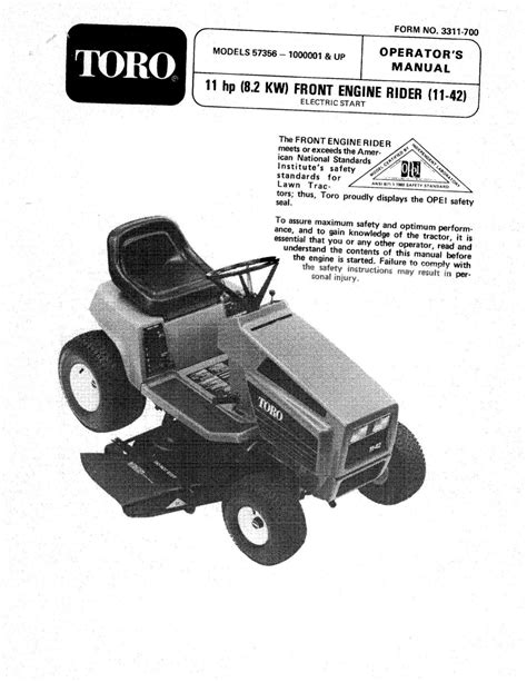 Toro 8 25 riding lawn mower manual. - El follet oriol i el cim de l'aguila (llibres infantils i juvenils).
