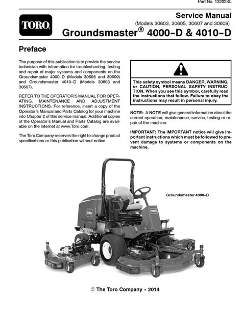 Toro groundsmaster 4000 d service repair workshop manual. - Aqa ks3 science teacher guide part 2.