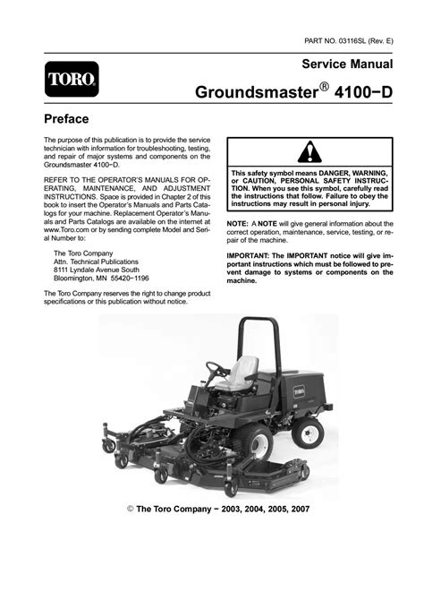 Toro groundsmaster 4100 d service repair workshop manual download. - Triumph speed triple 955i manual 2015.