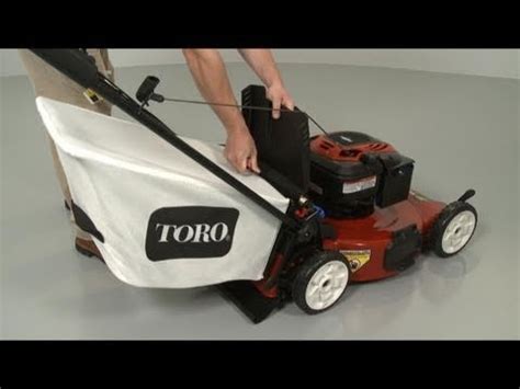 Toro lawn mower grass bag. 30 in. (76 cm) TimeMaster® w/Personal Pace® Gas Lawn Mower. Big Power - You'll enjoy great power and performance from a 10.00 ft.-lb. Gross Torque Briggs & Stratton ® 223cc OHV engine. Time Saver - Finish jobs faster with the 30" deck. Dual-Force™ Cutting System - The Dual-Force cutting system and Toro® Atomic blades cut grass into a fine ... 