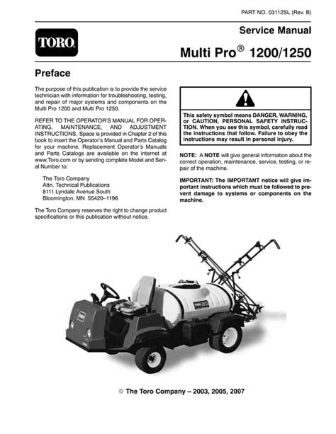 Toro multi pro 1200 1250 sprayer workshop service repair manual. - Anatomy and physiology laboratory textbook essentials version.
