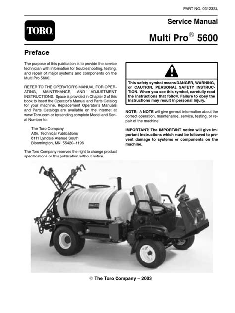 Toro multi pro 5600 sprayer service repair workshop manual. - Primary mathematics 1b textbook u s ed.