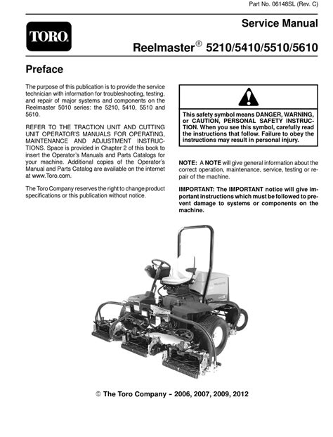 Toro reelmaster 5210 5410 5510 5610 mower service repair workshop manual download. - Canon imagerunner 5570 6570 parts manual instant.