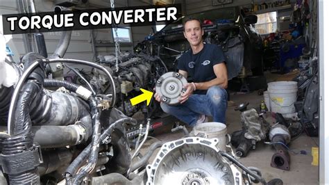 Torque converter location.  It&rsquo;s part of a transaxle assembly that combines t...