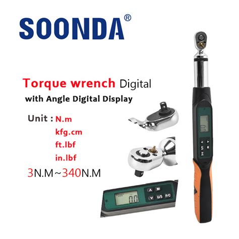 Torque wrench accuracy.  2-in-1 Digital Angled Torque Wrench 1% Accuracy Mini Size Adjustab...