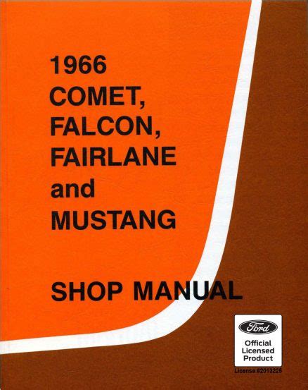 Torrent 1966 ford shop repair manual cd falcon mustang comet. - Vive tu vida y se un genio.