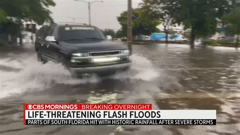 Torrential downpours cause major flooding in South Florida - CBS …