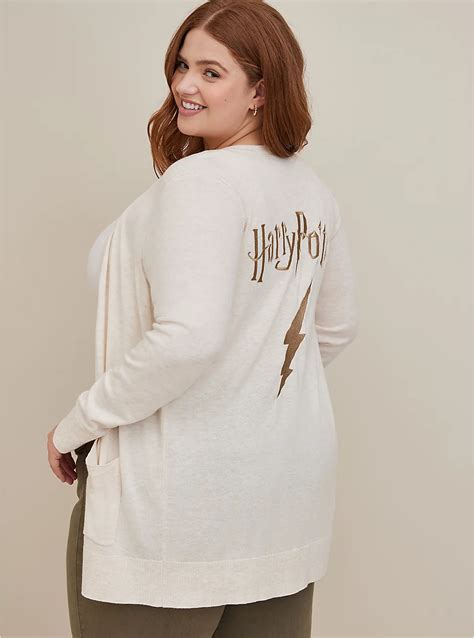 Torrid Harry Potter Button Front Cardigan Ivory Plus Size …