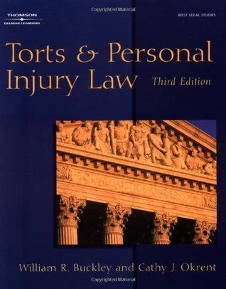 Download Torts And Personal Injury Law By William R Buckley