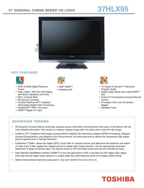 Toshiba 37hlx95 lcd color tv service manual download. - Mongodb the definitive guide kindle edition.