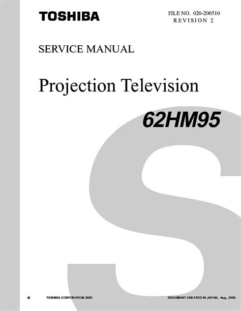 Toshiba 62hm95 projection tv service manual. - Ammco model 5000 safe turn brake drum lathe repair maintenance and parts manual.