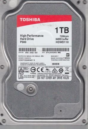 Toshiba HDWD110 - HDD FAQs