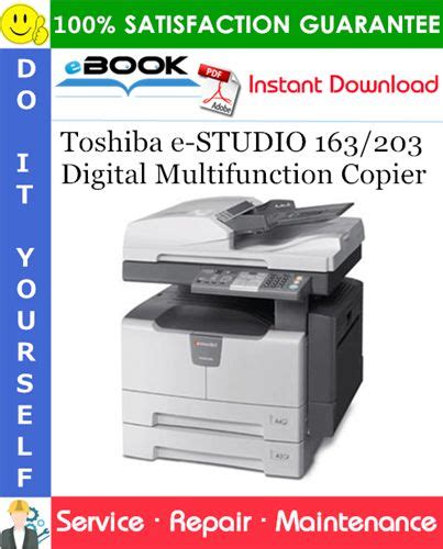 Toshiba e studio 163 203 multifunctional digital systems service repair manual. - Festschrift zum siebzigsten geburtstage jakob guttmanns.