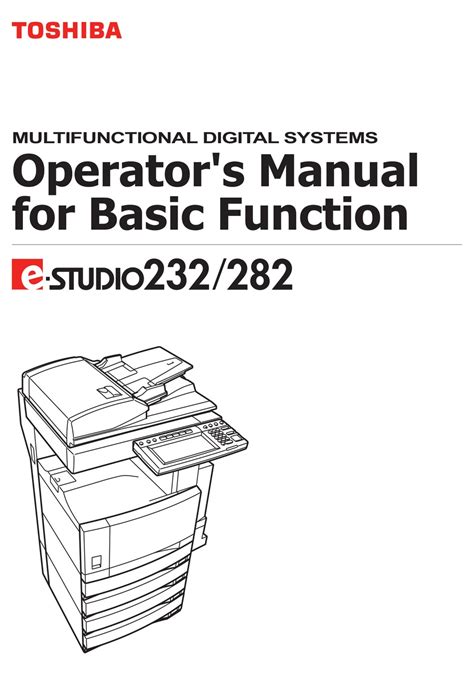 Toshiba e studio 232 service manual. - The good marriage how and why love lasts.