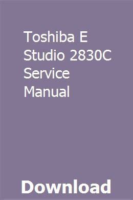 Toshiba e studio 2830c users manual. - Hp color laserjet 4550 4500 series printer service manual.