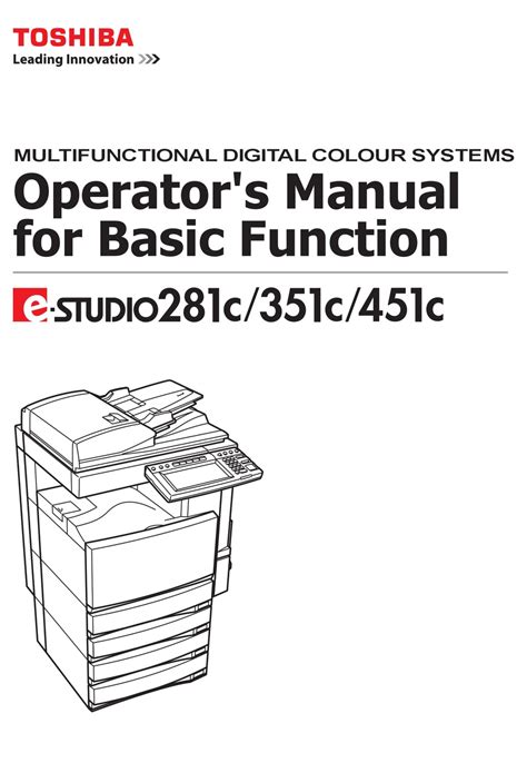 Toshiba e studio 351c user manual. - Rehs rs study guide third edition.