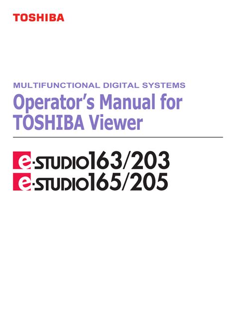 Toshiba e studio163 203 service handbuch. - Ca pesticide study guide right of way.