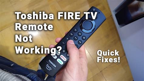 Toshiba fire tv remote not working.  Learn how to reset, pair, or recon...