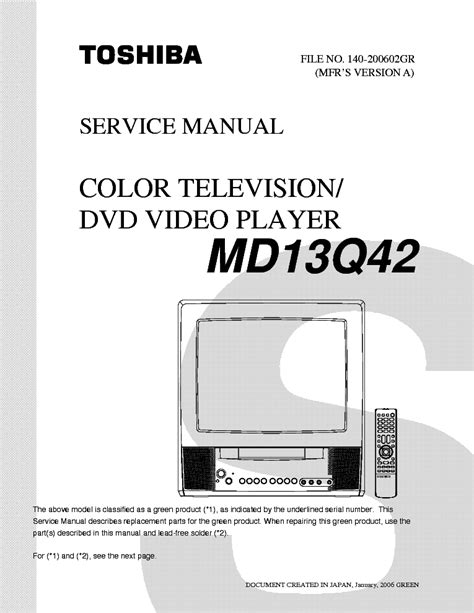 Toshiba md13q42 tv dvd servizio download manuale toshiba md13q42 tv dvd service manual download. - Holistic nursing a handbook for practice 6th edition.