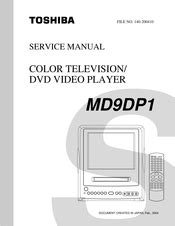 Toshiba md9dp1 tv dvd service manual. - Kenwood kvt 617dvd 647dvd service manual.