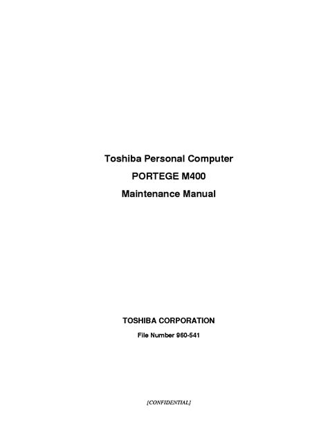 Toshiba portege m400 m405 hq repair service manual download. - Mercury mercruiser marine 3 7l 4 cylinder number 8 manual.