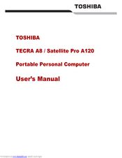 Toshiba satellite pro a120 service manual. - Manuale degli uccelli del mondo volume 11 vecchio.
