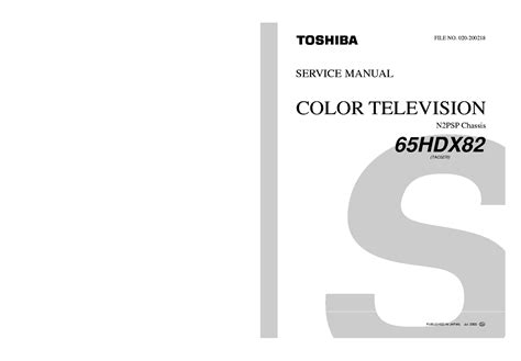 Toshiba service manual 65hdx82 repair manual. - Nash liquid ring vakuumpumpe service handbuch.
