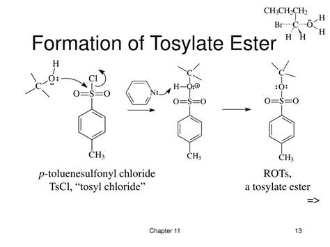 Tosylate Ester - an overview ScienceDirect Topics