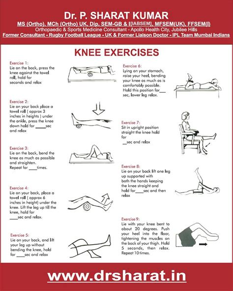 Total Knee Replacement Exercise Guide …