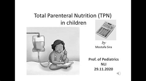 Total Parenteral Nutrition - Children