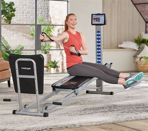 Total gym on qvc. Total Gym Wing Attachment. $ 79.95. One of the most versatile accessories for your Total Gym! Target your upper and lower body! Quick hitch-pin attachment method for convenient use! For use on Total Gym models: 2000, 2200, 2500, 3000, 3000XL, Electra, XL, XLS. If you do not see your model listed here, please visit our … 