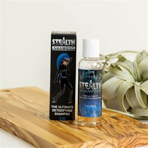 FREE DISCREET SHIPPING. Arrive by: Wednesday, Apr 10 - Monday, Apr 15. Fastest delivery: Tuesday, Apr 09. Detox Shampoo for Hair. Developed to cleanse hair down to follicles. Removes toxins and impurities without damage. Works on all hair types. View full details. Total Stealth Shampoo.. 
