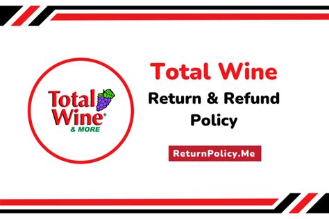Total wine refund policy. A refund policy, also known as a return policy, is a document that informs your customers about how your company deals with refunds or returns of the products you’re selling. A company’s policy on refunds or returns is completely discretional, meaning there is no legal obligation to offer refunds or returns. 