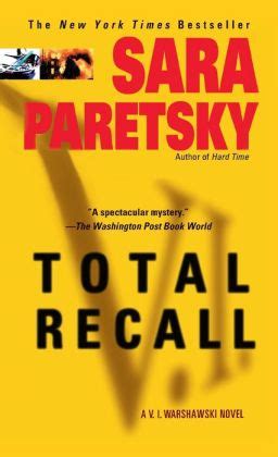 Read Total Recall Vi Warshawski 10 By Sara Paretsky