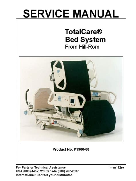 Totalcare bed system service manual man112. - Kubota kx 41 3 manuale di servizio.
