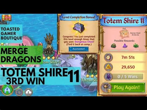 Totem Shire 11 Merge Dragons 3rd Win Get Dangerous Chest …