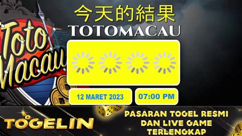 Toto macau yang hari ini jam 1 siang. Tercepat 6d terbaru hari.