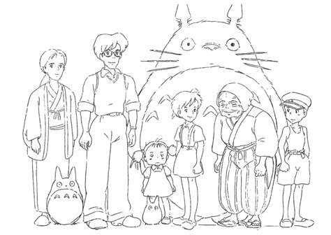 Totoro Coloring Book